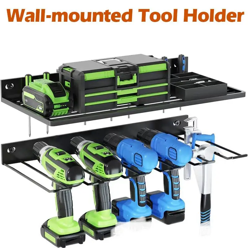 

Power Tool Storage Rack Electric Drill Screwdriver Tool Shelf Workshop Garage Heavy Duty Wall Mounted Holder tool Organizer rack