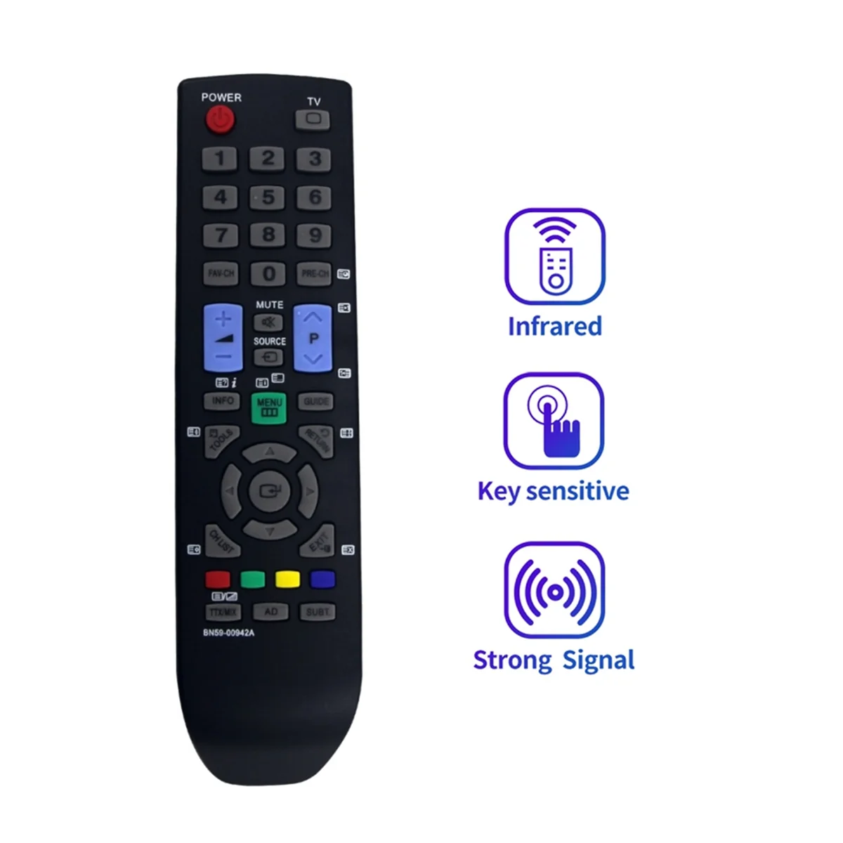 BN59-00942A Remote Control for Samsung TV LE19B450C4W LE19B650T6W LE22B450C4W LE22B450C8W LE22C330F2W LE19C430C4W