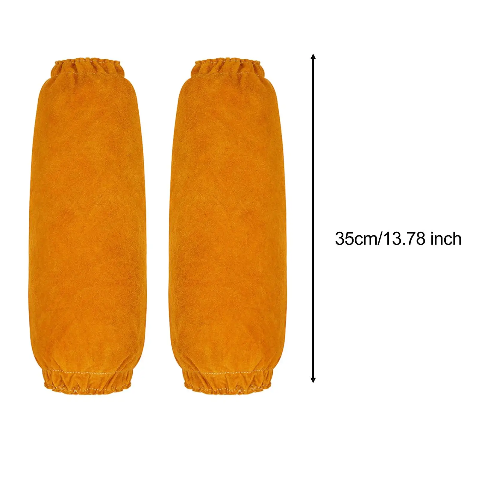 Mangas de soldadura Puños elásticos para hombres y mujeres Protección de brazos para soldador