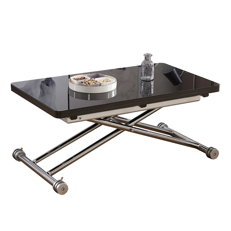 Table basse élévatrice table à manger pliante multifonctionnelle mobile à double usage deux en un