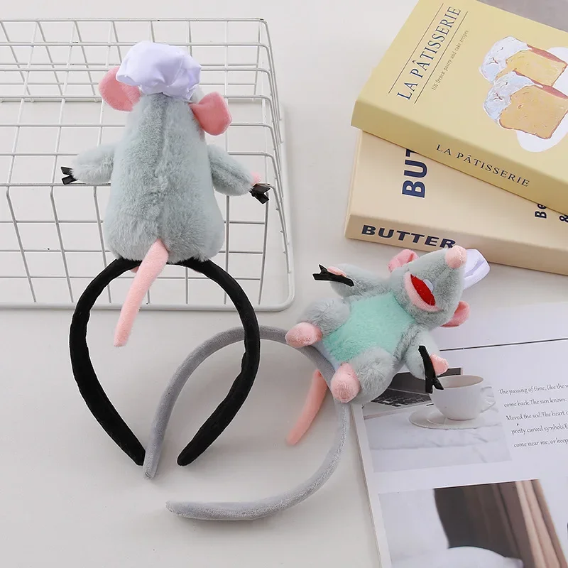 Miniso Disney Serie Ratatouille Haarnadel Kopfschmuck Plüsch breit krempige Stirnband Dekoration kreative Haushalts waren Mädchen Geschenke