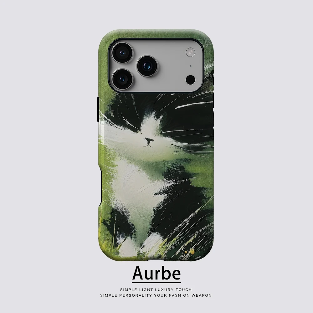 Windy Tuxedo Cat For Magnetic Phone Case For IPhone 17 16 15 14 13 Pro Max Plus Single Double-Layer Tough Case