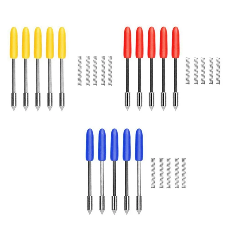 Imagem -02 - Graus Lâmina Vinil Cortador Plotter Lâminas de Corte para Cb09 Cb09u Graphtec com Blade Holder Base 30 Pcs 30 45 60