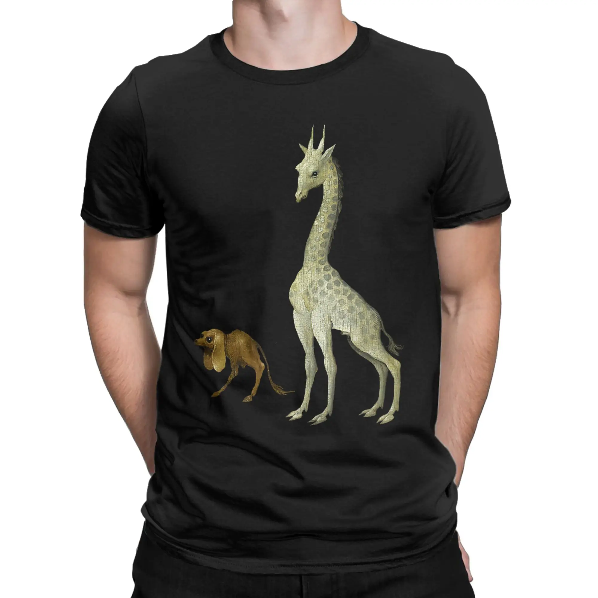 Camiseta Hieronymus Bosch The Garden of Earthly Delights, ropa de calle para la playa, camisetas con cuello redondo, camiseta Harajuku, camisetas de gran tamaño