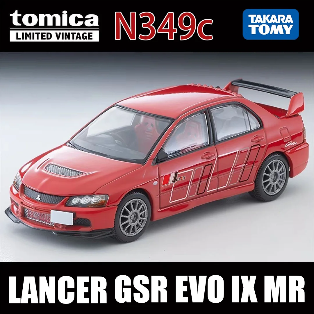 

New Original Tomica 1/64 Limited Vintage LV-N349c Mitsubishi Lancer Gsr Evolution Ix Mr Ralliart Race Car Model Diecast Alloy