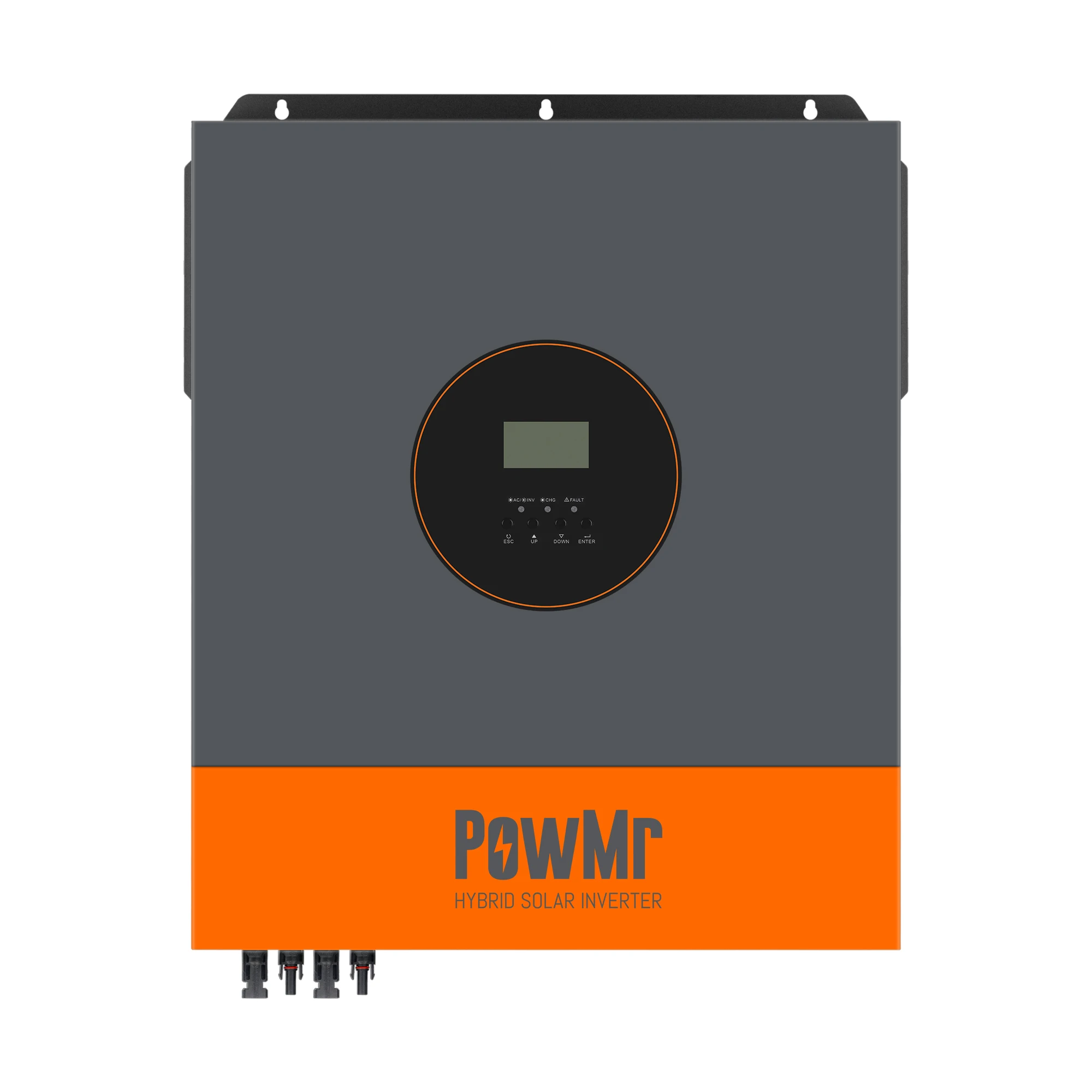 PowMr EU 11KW Hybrid-Solarwechselrichter 48V zu 220V Reine Sinuswelle MPPT 150A Solarregler Dualer PV-Eingang für Panel 500 Mit WIFI