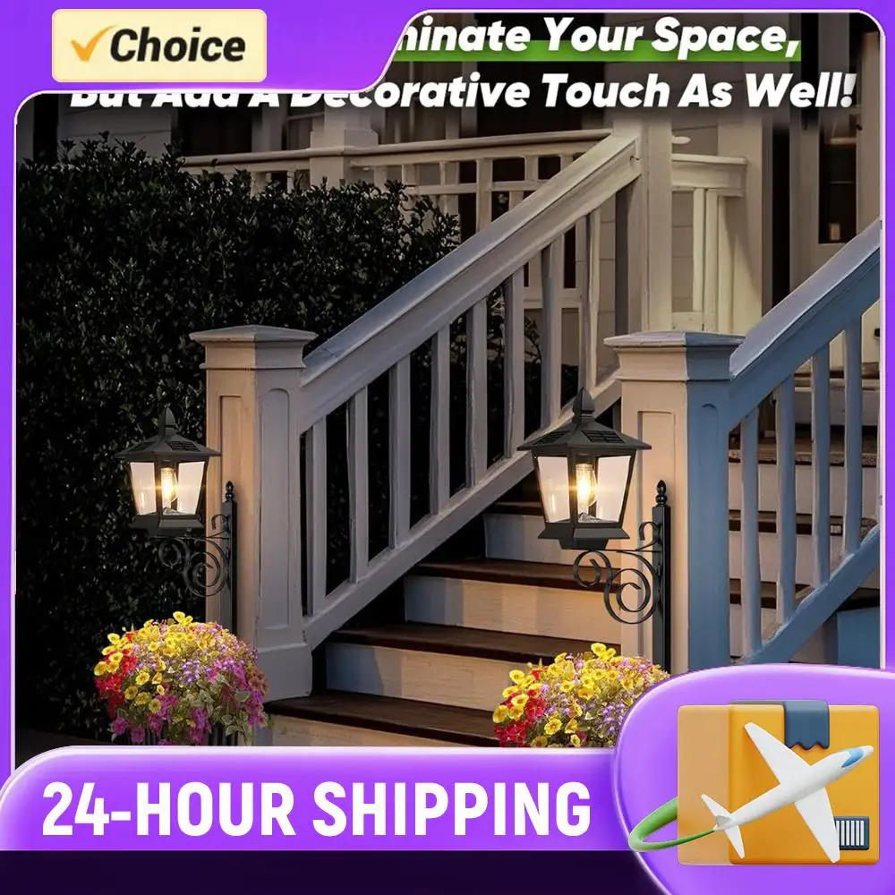 

Outdoor Solar Planter Light Auto On/off Sensor Solar Powered Pathway Light with Planter for Garden & Patio (No Flowers Included)
