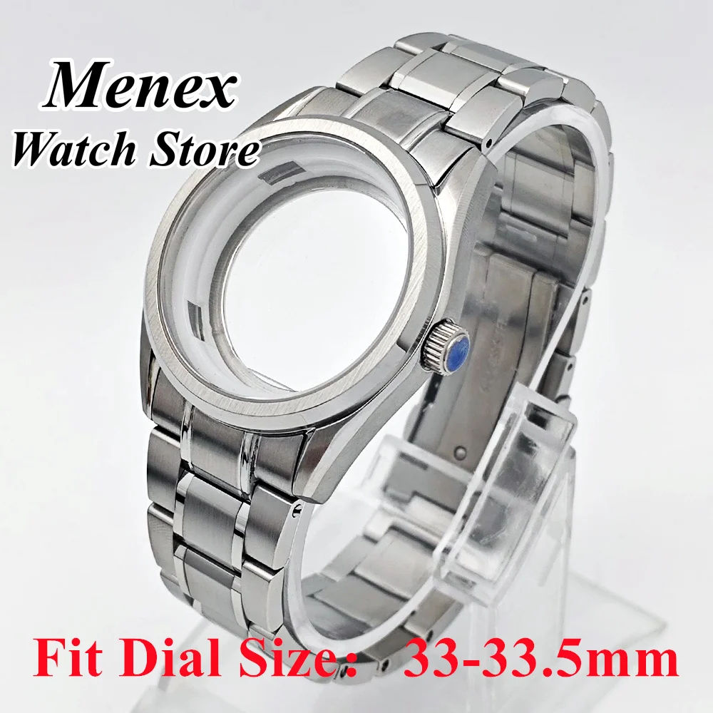 

Корпус для часов NH35, 40 мм, серебристый, из нержавеющей стали, с сапфировым стеклом, подходит для механизмов NH35 и NH36, аксессуары и запчасти для часов.