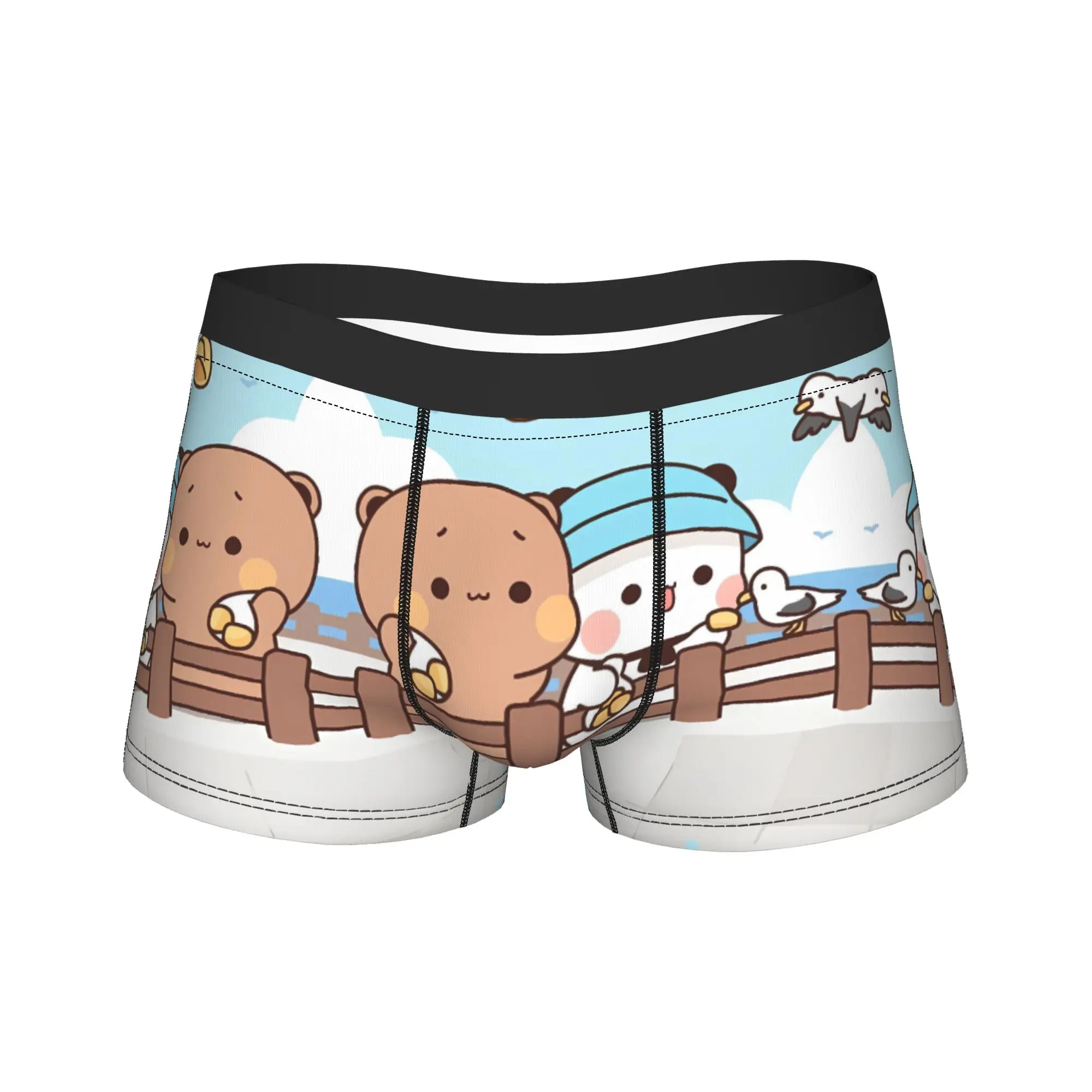 

BuBu and Dudu шорты-боксеры, нижнее белье, модные таможенные шорты, дышащие мужские трусы, большой размер 2XL