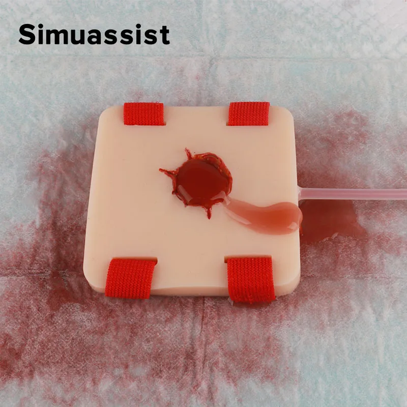1 SET Wound Packing Trainer Wearable Bullet Wound Trainer for Hemostasis Stop The Bleed Training Kit for Wound Dressing Training view 2