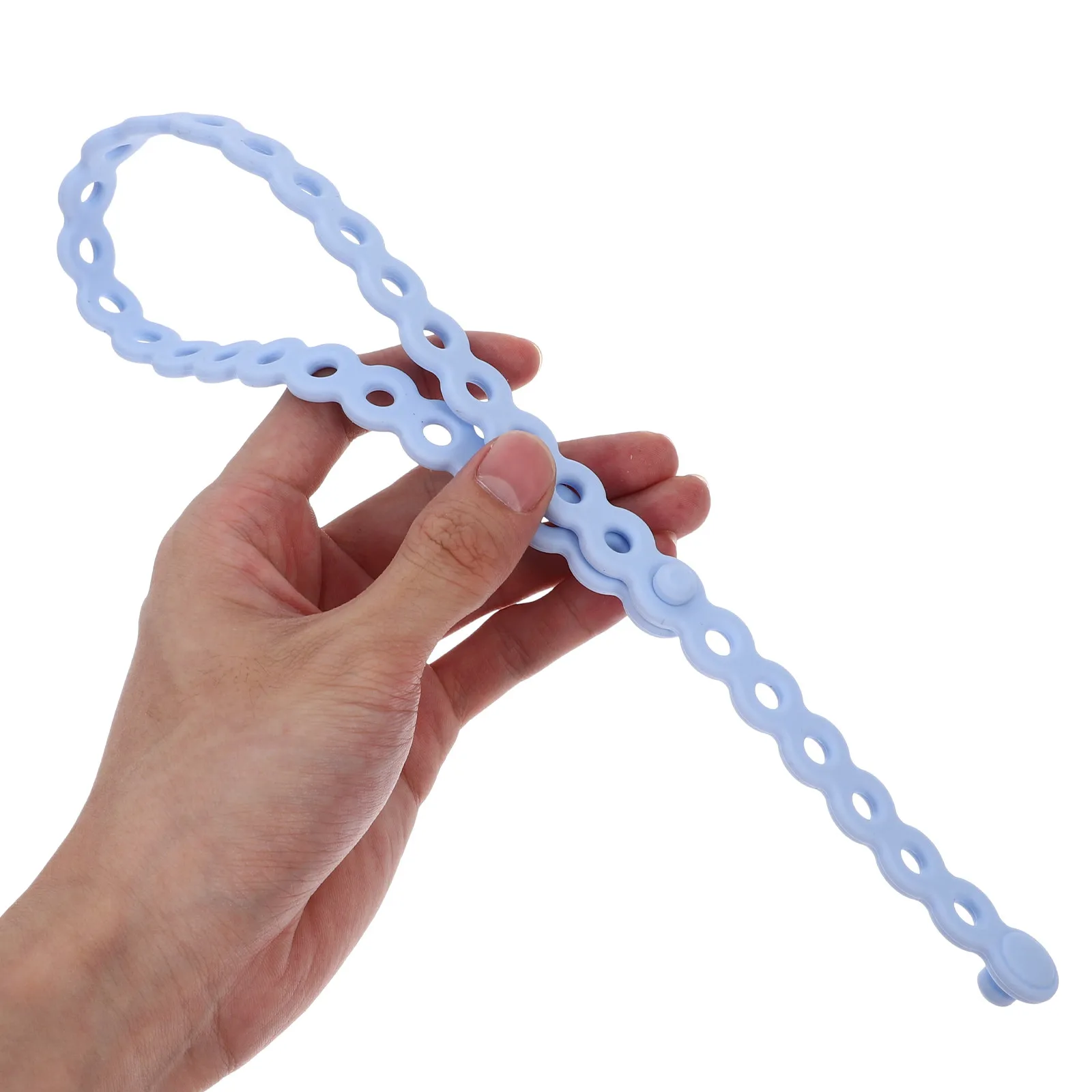 3Pcs Reusable Silicone Straps Portable Adjustable Packing Strap for Securing Items Cables Bags DIY Bracelets Wrapping Fastening