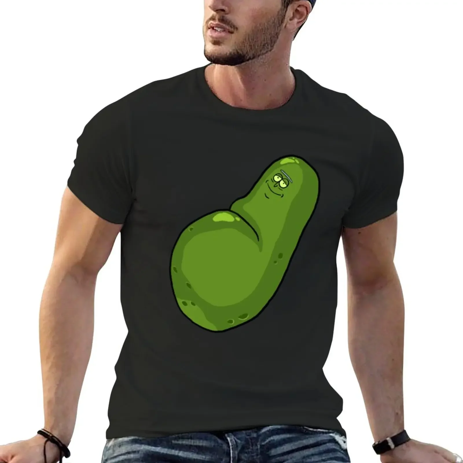 New Pickle thicc T-Shirt sweat summer clothes quick-drying Short sleeve tee men