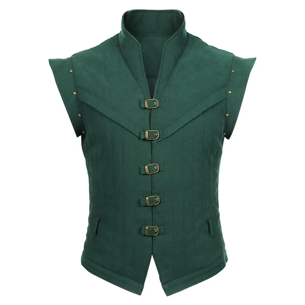 Flynn Rider Cosplay Costume Green Vest White Shirt  Brown Pant Adult Carnival Uniform Anime Halloween Costumes for Man