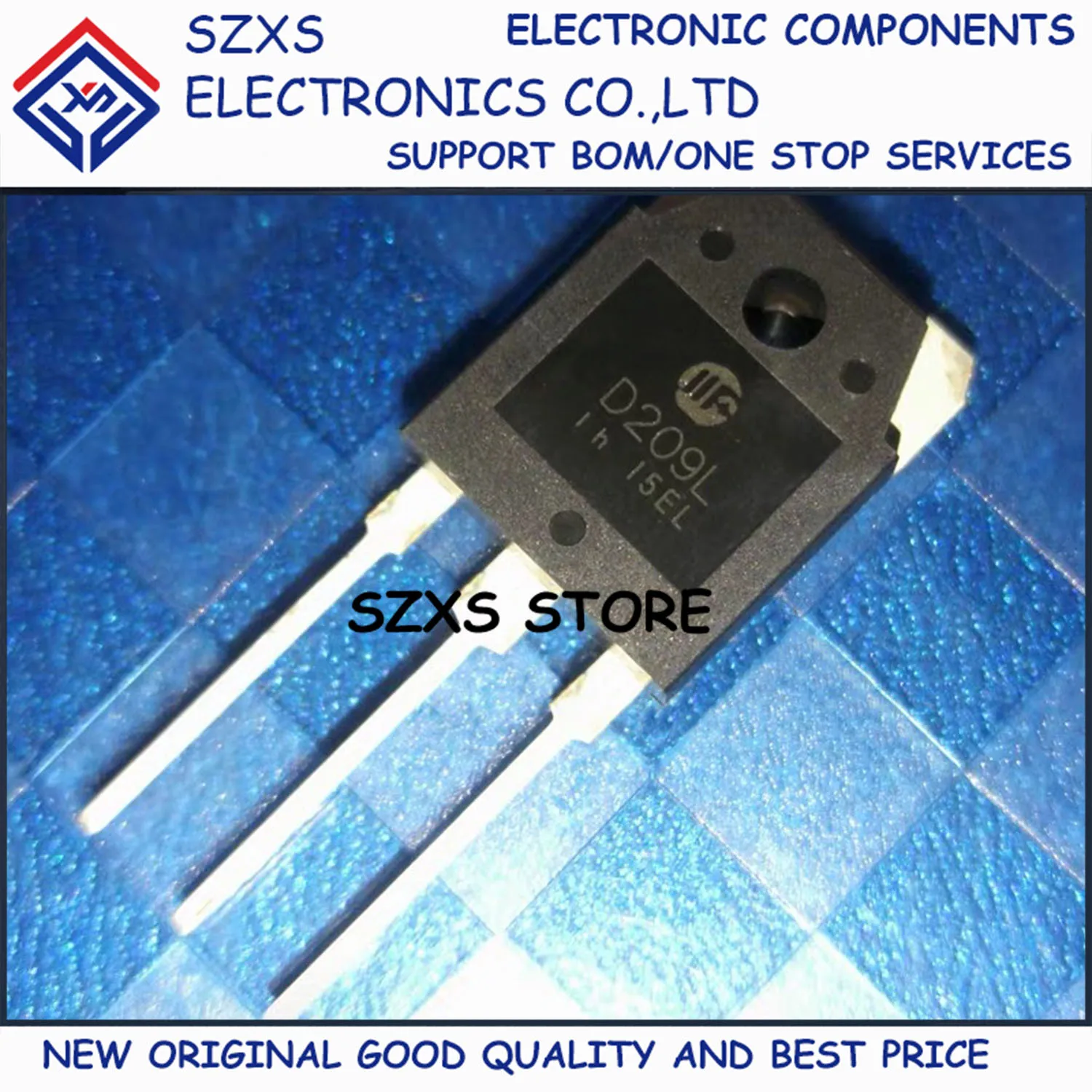 

New Original 10Pcs D209L 2SD209L TO-3P 700V 12A Power Supply Switch Transistor In Stock Electronic Components Good Quality