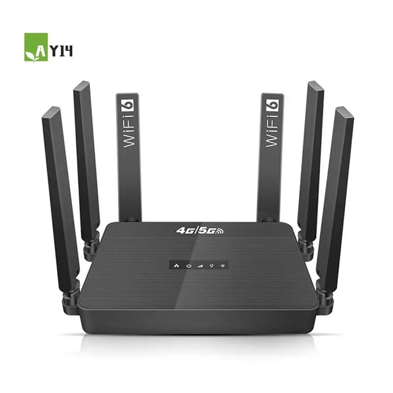 

Маршрутизатор AY14 - Wifi6 с поддержкой 4G, 5G, LTE и слотом для SIM-карты, поддерживающий 32 пользователя, беспроводной Wi-Fi роутер для частот B2, B4, B5, B7