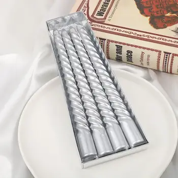 彩色線繩居家裝飾漆金銀白節慶婚禮蠟燭派對及節慶DIY裝飾品 10 最佳銷售 金色蠟燭 - №7