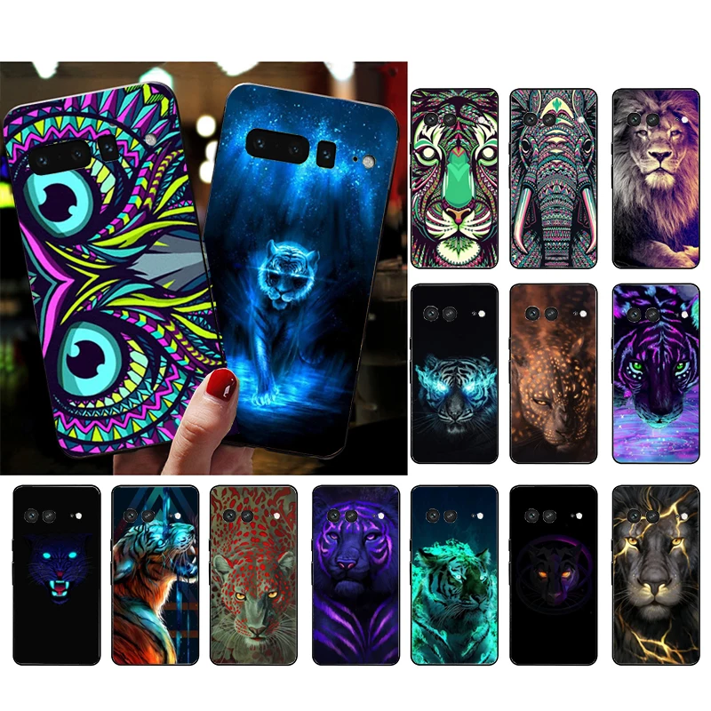 

Animals Lion Wolf Tiger Owl Phone Case For Google Pixel 9 Pro XL 8 7 6 Pro Pixel 8A 7A 6A 4A 3A 3XL Pixel 8 7 6 5 4