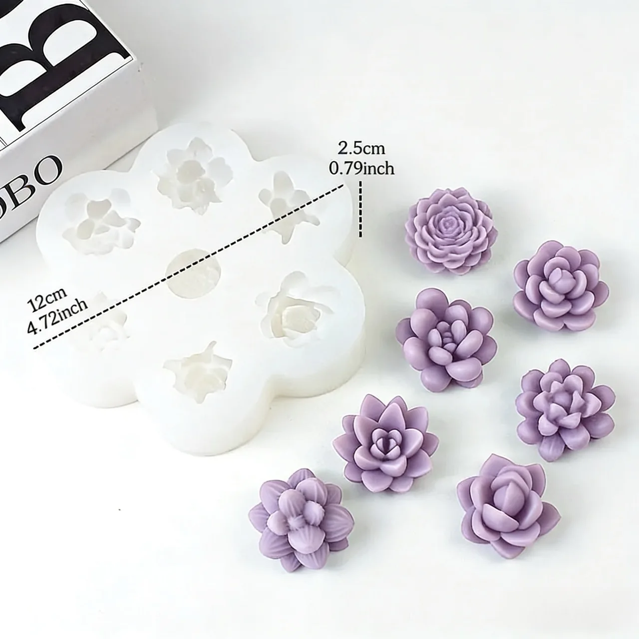 Lotusblüten-Silikonform, zum Basteln von Harz – geeignet für Kerzen, Heimwerker, Valentinstag, Muttertag, Weihnachtsdekoration – Detail 31