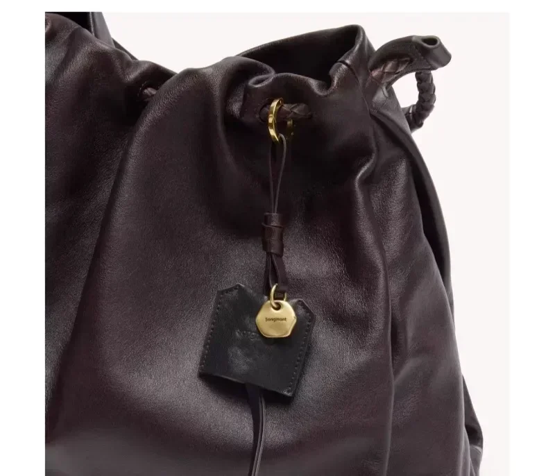 S 2026 Handbags Commuting Shoulder Bags Large Capacity Tote Bags Fashionable and Simple Drawstring Bags Popular birthday gift