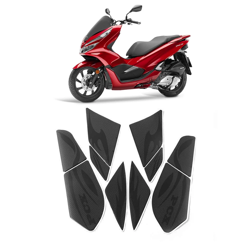 Motorcycle Fuel Tank Side Sticker Fairing 3D Sticker Gas Cap Tank Pad Decal Badge for 150 125 2018 2019 Carbon