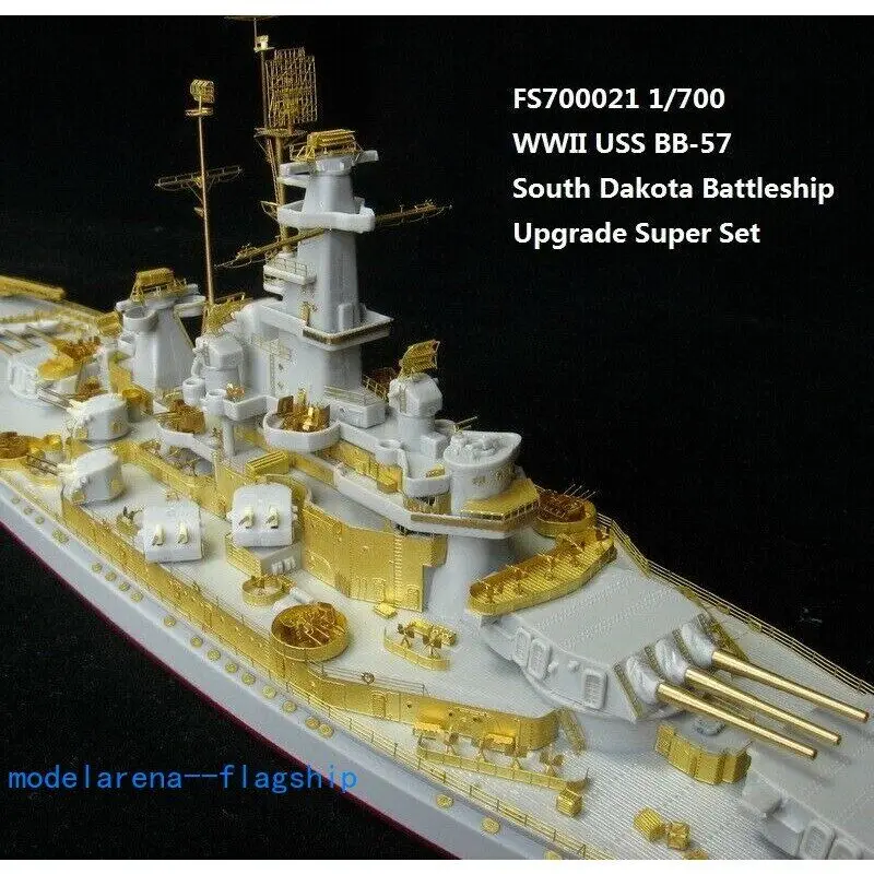 Fivestar PE 1/700 WWII BB-57 South Dakota Battleship (for Trumpeter) FS700021