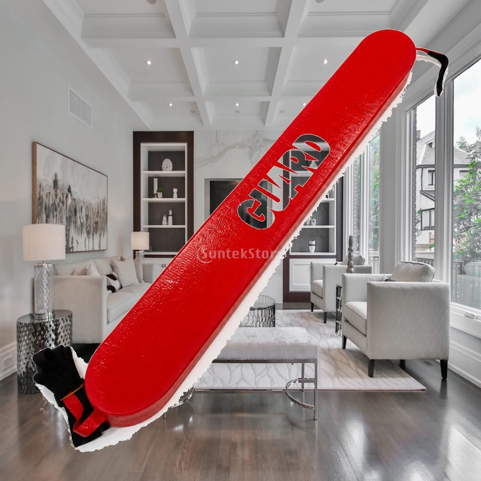 Red NBR Foam Adult Swimming Float Tube with Steel Buckle for Lifeguard Rescue Training
