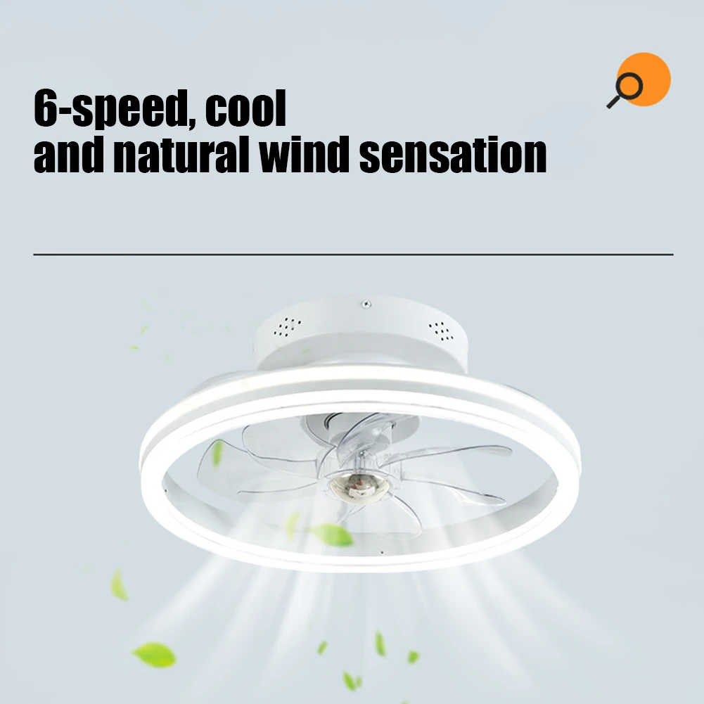 

Led Ceiling Fan, Ceiling Fan With Dimmable LED Lights, Remote Control, Timer, 6 Wind Speeds, Memory Function, Modern Ceiling Fan