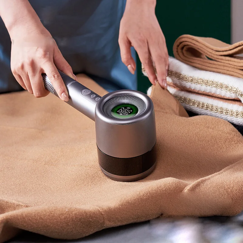 

Интеллектуальная катушка для удаления ворса, 4000 мАч, ЖК-дисплей, светодиодное освещение, триммер для волос, одежда, 5-ступенчатое электрическое устройство для удаления ворса