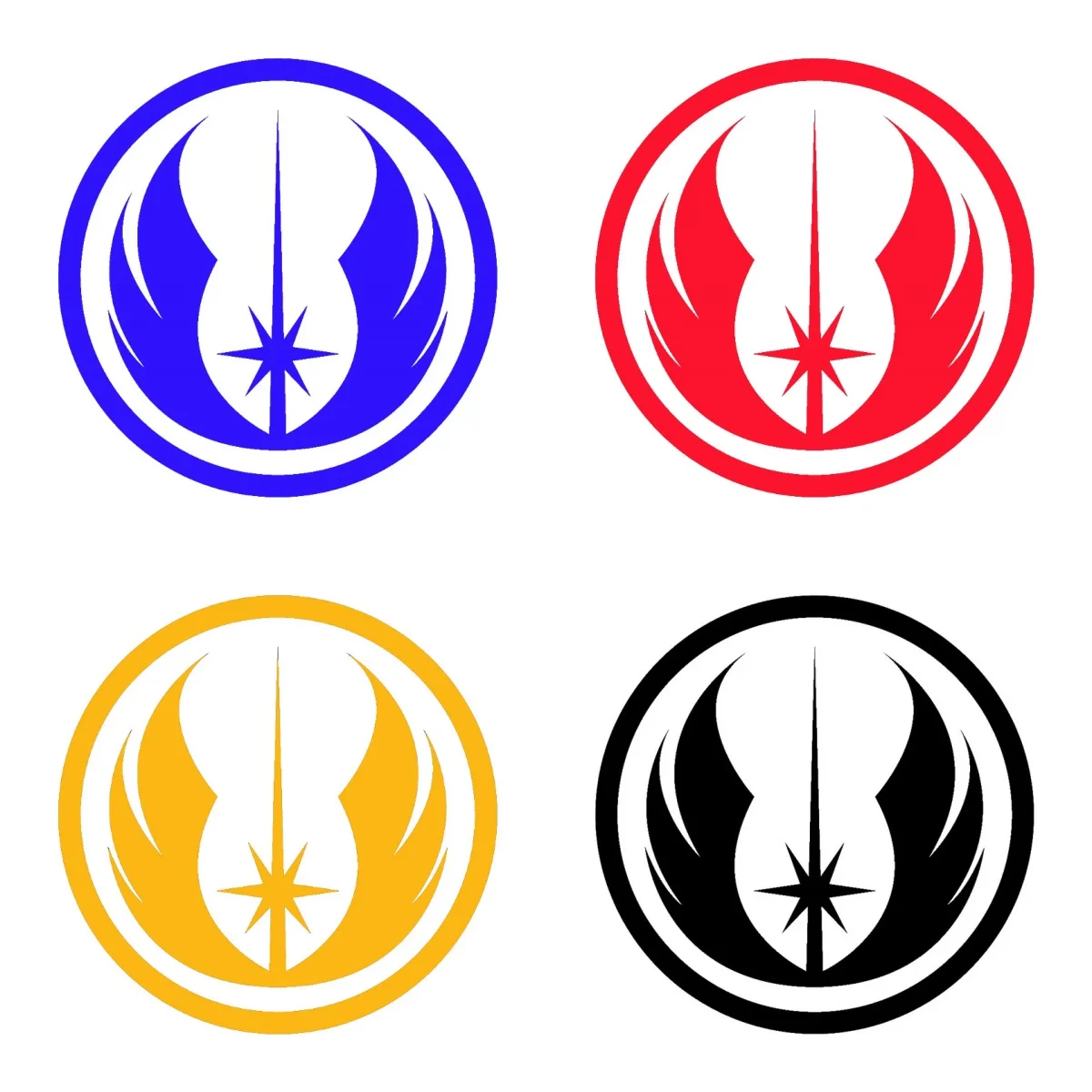 

Personality Car Stickers for Star Wars Cartoon Jedi Sticker Motorcycle Decorative Waterproof and Sunscreen Vinyl Decal