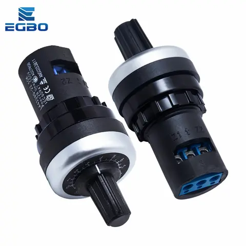 LA42DWQ-22 1K 2K 5K 10K 22 mm diameter Potentiometer Roterande potentiometer Omvandlare Regulator Inverter Motståndsbrytare 10 best sales 10k potentiometer - №5