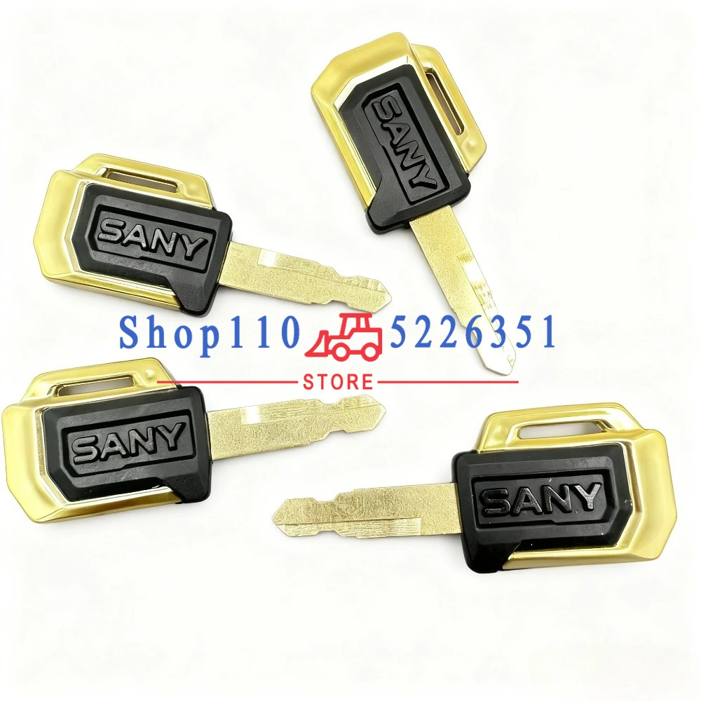 3PCS/2PCS/1PC Excavator Ignition Start Key for SANY SY16/35/55C/60/65/75/135/155/215/235/285/365
