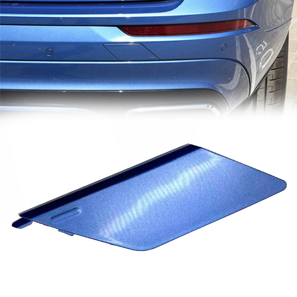 Black Blue Rear Bumper Tow Hook Eye Cover For VOLVO For XC60 2018-2023 31449210 39849034 Rear Bumper Trailer Cove