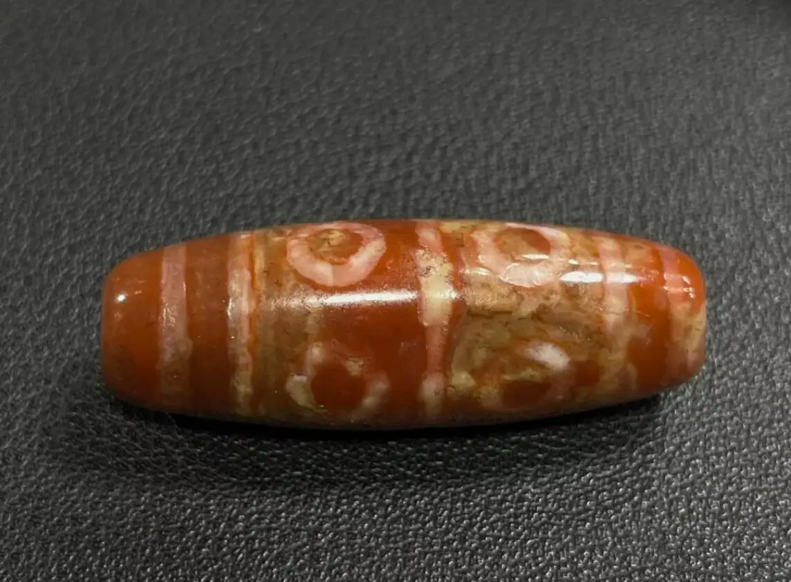 Tibetan Nepalese Himalayan Ancient agate Old Dzi Talisman 8 Eye Beads Amulet