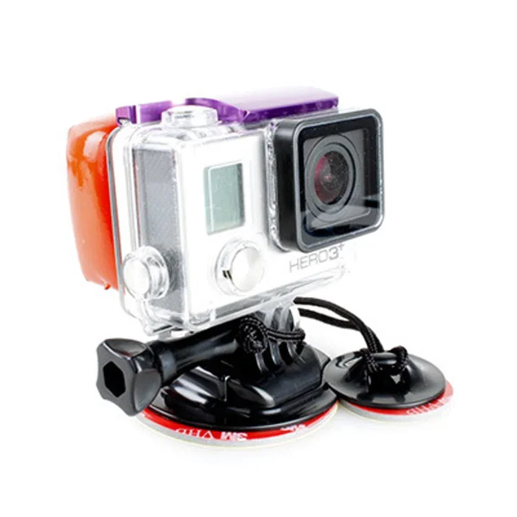 อุปกรณ์เสริมสำหรับกล้อง Go Pro Surf ชุดขยายกระดานโต้คลื่น + ลอยพร้อมสติกเกอร์กาว 3 ม.สำหรับ GoPro HERO YI SJ XIAOMI