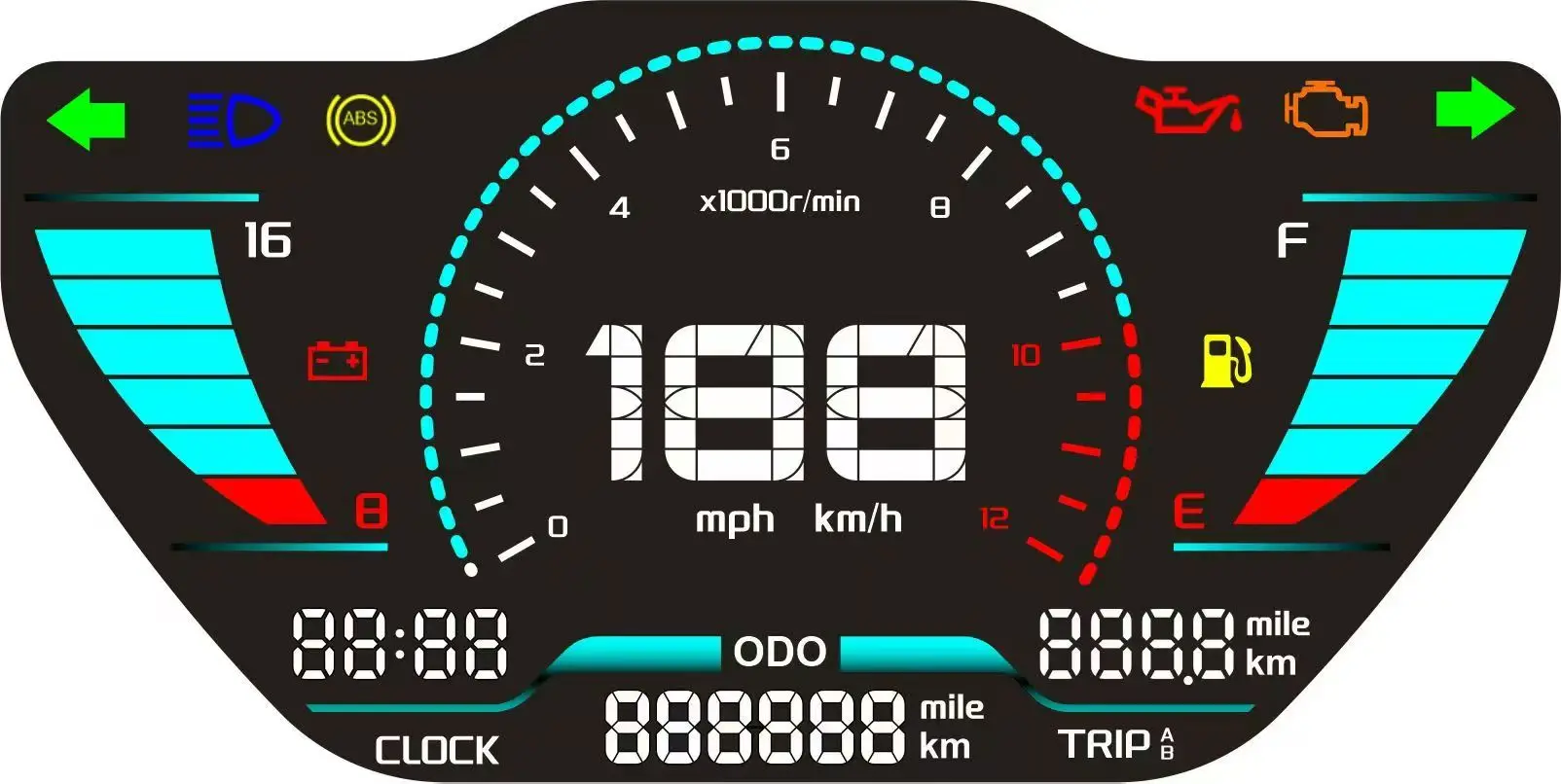 

Модуль ЖК-дисплея с сегментным отображением черно-белых символов, изготовленный на заказ на заводе в Шэньчжэне, с функцией дешифровки и обратной разработки (Reverse Engineering)