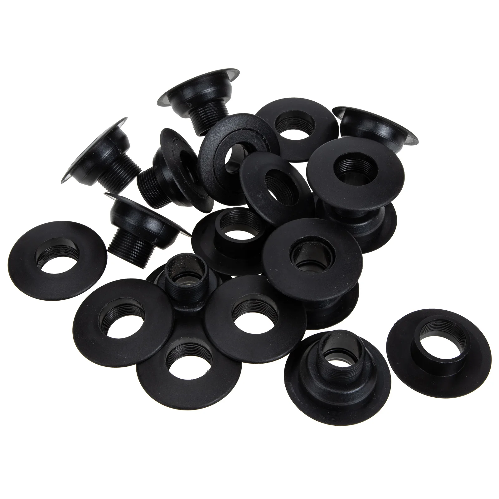 

10 Pairs Football Machine Accessories Fooseball Table Parts Foosball Bushing Replacement Bearings Black Soccer Spare Child