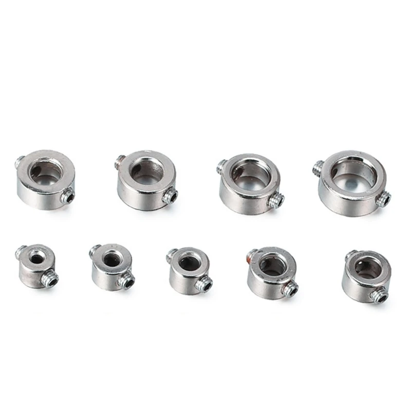 

Q2Q4 9Pcs Drill Bit Stop Collar Set Stop Bit Collar Set Drill Tool with Wrenches Drill Bit Depth Stop Drilling Limit Rings