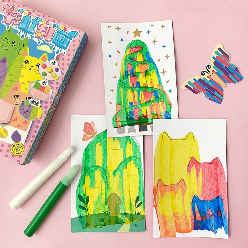 Kids Rainbow Scratch Art Kit 2