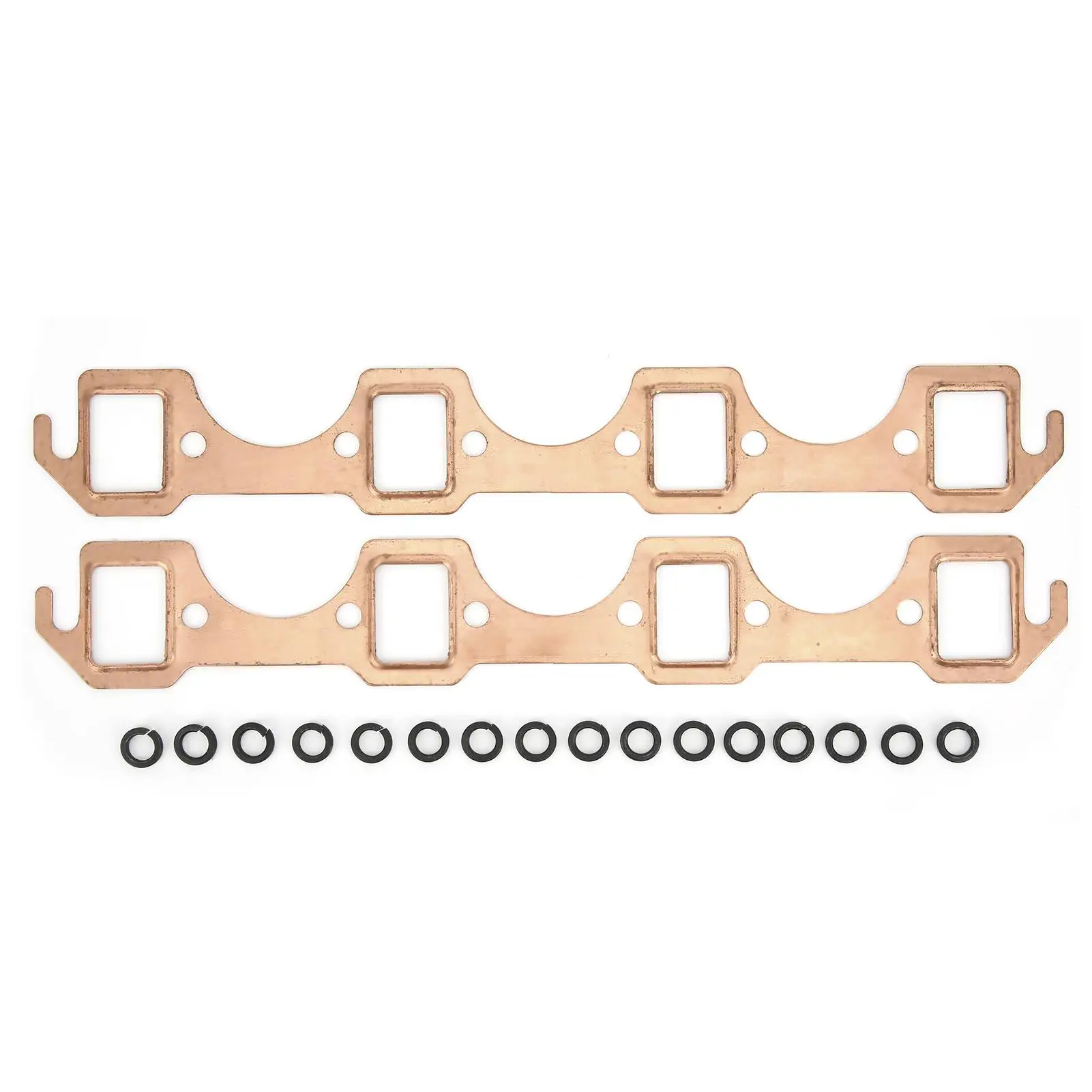 

Exhaust Manifold Gasket Set Replacement for Ford Small Block SBF 289 302 351W Auto Parts Exhaust Manifold Gasket Replacement