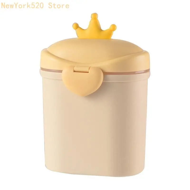 Portable Baby Storage Box BPA Formula Dispenser Cartoon Infant Milk Powder Box Toddler Snacks Cup N84C