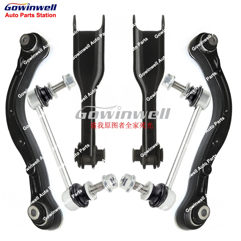 

6pcs Rear Suspension Control Arm Stabilizer Link Kits For Land Range Rover L405 Hybrid LR037700 LR037702 LR037690 LR042976