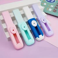 1PC Macaron-colored Sliding Erasers Good Looking For Art Exams, Writing, And Drawing Stationery