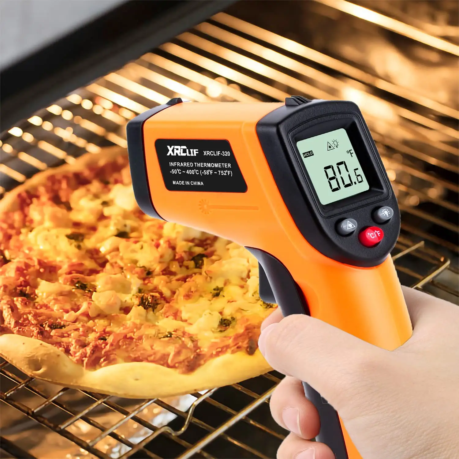 GM320 Temperature Gun Non-Contact Digital Laser Infrared IR Thermometer -50 ~ 380℃ Handheld Industrial Infrared Pyrometer