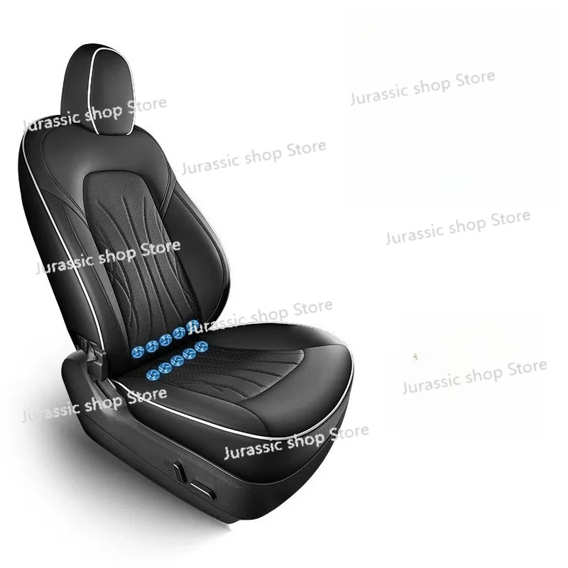 

Suitable for Model Y/3 Dedicated Summer Ventilated Seat Cushion Cigarette Lighter Power Supply Cooling Car Seat Cushion