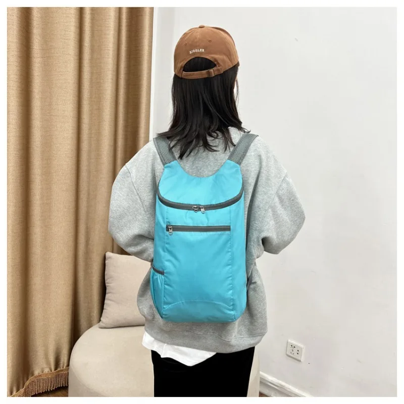 

Outdoor Unisex Waterproof Foldable Backpack Large Capacity Portable Camping Hiking Travel Daypack Leisure Men Women Sport Bags