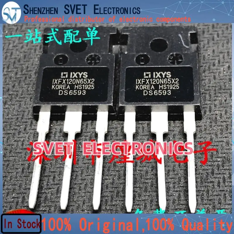 

10PCS-50PCS IXFX120N65X2 TO-247 MOS 120A 650V Original In Stock Fast shipping