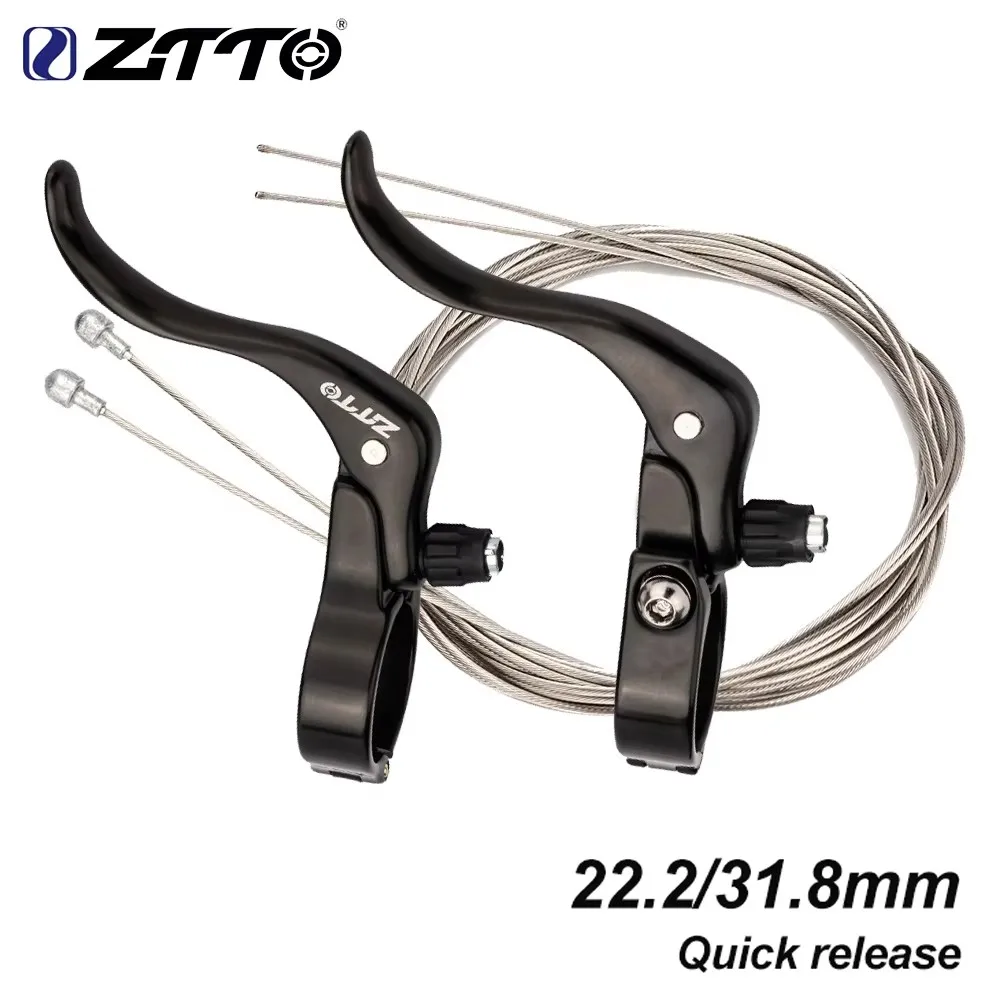 AliExpress ZTTO Road Bike Brake Lever Bicycle Brake Handle Caliber 22.2 31.8mm Fixed Gear Deputy Vice Brake Parts Aluminum Alloy