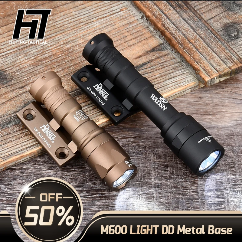 

Tactical DD SMR Mlok Keymod Metal Base Fit Surefir M300 M600 Flashlight Weapon Hunting Scout Light Offset Side Mount Accessories