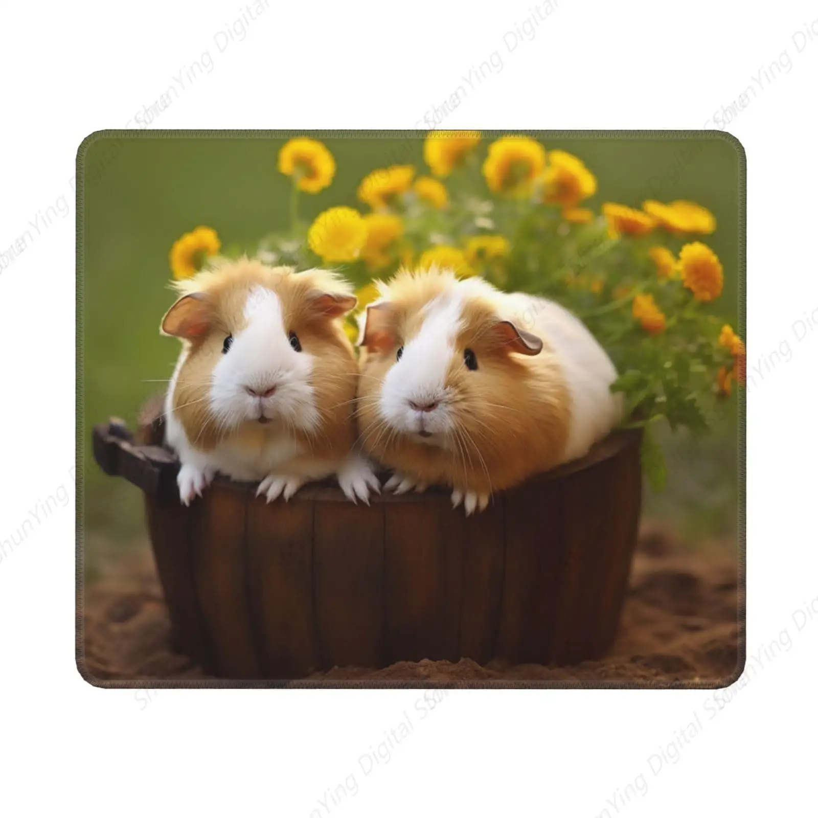 Mouse Pad For Guinea Pig Enthusiasts Washable Anti Slip Mouse Pad For Men's And Women's Laptops Gaming Table Pad Decoration