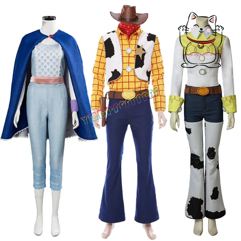 

Аниме, хит продаж, игрушки, большой семейный парк развлечений Woody BoPeepcosplay костюм, комплект для вечеринки на Хэллоуин, мужской и женский подарок, карнавал